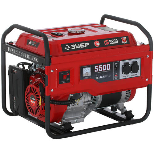 Купить Электрогенератор   бензиновый Зубр СБ-5500  5307692. Характеристики, отзывы и цены в Донецке