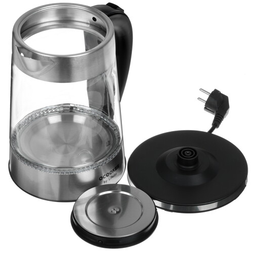 Купить Электрочайник Qcooker ZT-17XB17 серебристый  5491771. Характеристики, отзывы и цены в Донецке