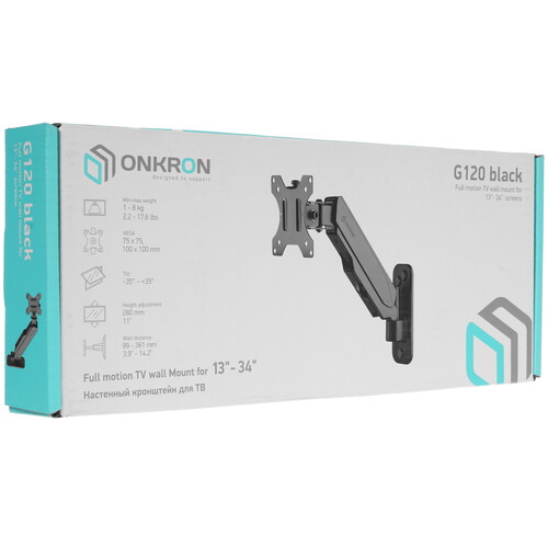 Купить Кронштейн для ТВ ONKRON G120  1698382. Характеристики, отзывы и цены в Донецке