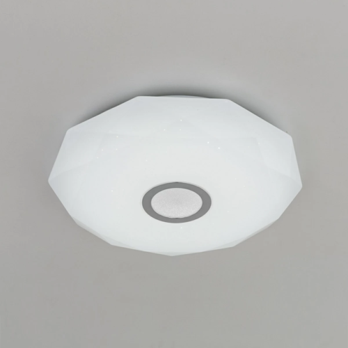 Купить Светильник потолочный Citilux Диамант Смарт CL713A40G белый/серебристый  5499135. Характеристики, отзывы и цены в Донецке