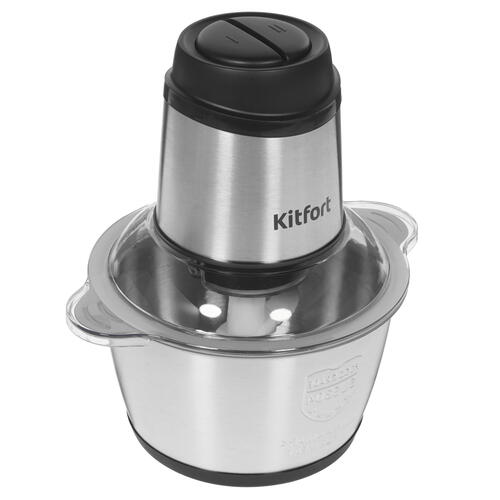 Купить Измельчитель  Kitfort КТ-3025 серебристый  5319177. Характеристики, отзывы и цены в Донецке