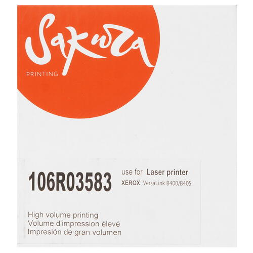 Купить Картридж лазерный SAKURA 106R03583 черный  5363587. Характеристики, отзывы и цены в Донецке