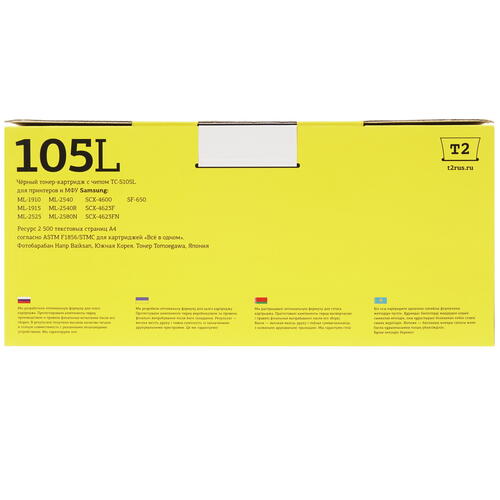 Купить Картридж лазерный T2 TC-S105L черный, с чипом  7939578. Характеристики, отзывы и цены в Донецке