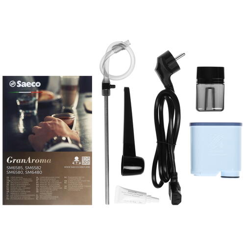 Купить Кофемашина автоматическая Saeco GranAroma SM6480/00 черный  5337794. Характеристики, отзывы и цены в Донецке