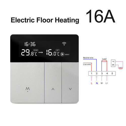 Купить Умный терморегулятор AVATTO WT50-16A  5633978. Характеристики, отзывы и цены в Донецке