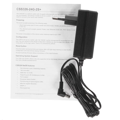 Купить Коммутатор MikroTik CSS326-24G-2S+RM  1172369. Характеристики, отзывы и цены в Донецке