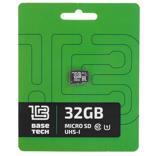 Купить Карта памяти BaseTech microSDHC 32 ГБ [BTMSD032GU1]  9973397. Характеристики, отзывы и цены в Донецке