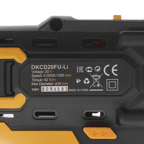 Купить Дрель-шуруповерт DEKO DKCD20FU-Li 063-4135  5304490. Характеристики, отзывы и цены в Донецке