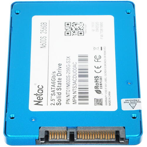 Купить 256 ГБ 2.5" SATA накопитель Netac N600S [NT01N600S-256G-S3X]  4715953. Характеристики, отзывы и цены в Донецке