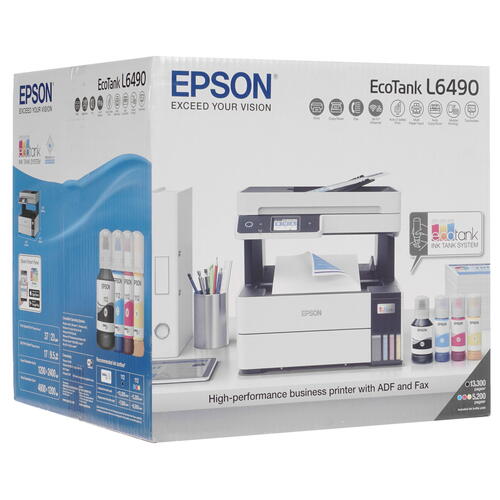 Купить МФУ струйное Epson L6490  4873199. Характеристики, отзывы и цены в Донецке