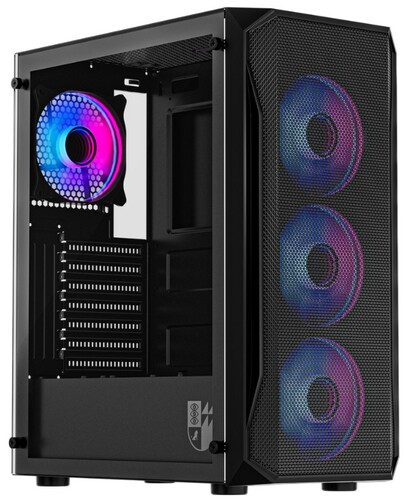 Купить Корпус Iron Pride Predator V2 [УФ-20250061] черный  9305273. Характеристики, отзывы и цены в Донецке