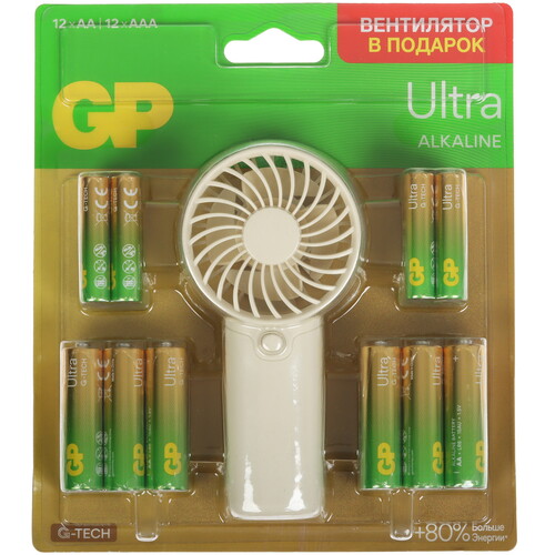 Купить Батарейка GP Ultra AAA (LR03/FR03), AA (LR6/ER14505/FR6/R6P)  5626568. Характеристики, отзывы и цены в Донецке