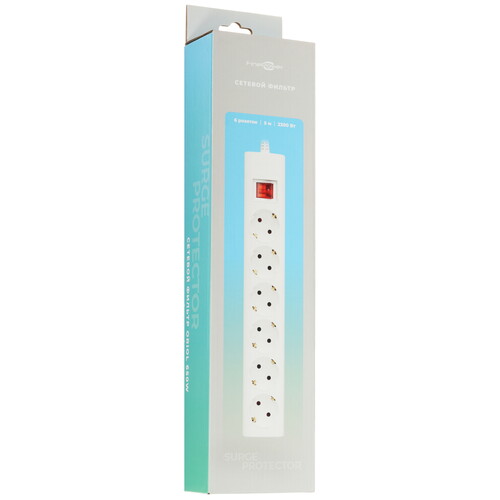 Купить Сетевой фильтр FinePower Oriol 650W белый  5434359. Характеристики, отзывы и цены в Донецке
