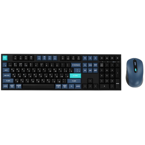 Купить Клавиатура+мышь беспроводная   Keychron B36 Keyboard and BM25 Mouse Wireless Combo черный  9307456. Характеристики, отзывы и цены в Донецке
