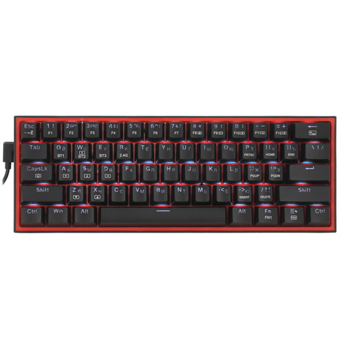 Купить Клавиатура проводная + беспроводная Redragon Fizz Pro  9230486. Характеристики, отзывы и цены в Донецке