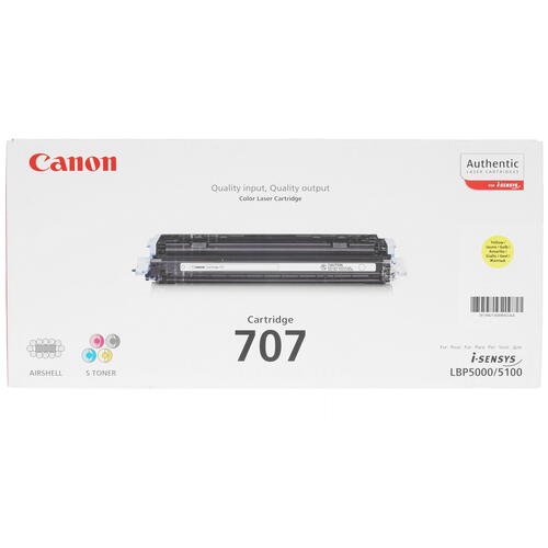 Купить Картридж лазерный Canon 707Y желтый, с чипом  0010185. Характеристики, отзывы и цены в Донецке