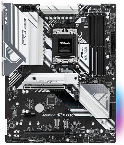 Купить Материнская плата ASRock B650 Pro RS  5078282. Характеристики, отзывы и цены в Донецке