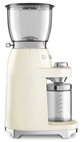 Купить Кофемолка электрическая Smeg CGF11CREU бежевый  5642233. Характеристики, отзывы и цены в Донецке