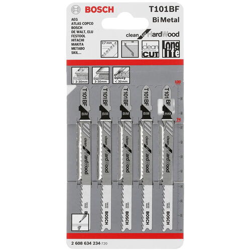 Купить Пилки для лобзика Bosch 2608634234  9047534. Характеристики, отзывы и цены в Донецке