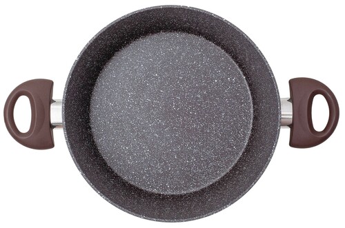 Купить Кастрюля MoulinVilla Brownstone BSP-24-I 3.9 л 24 см коричневый  9198469. Характеристики, отзывы и цены в Донецке