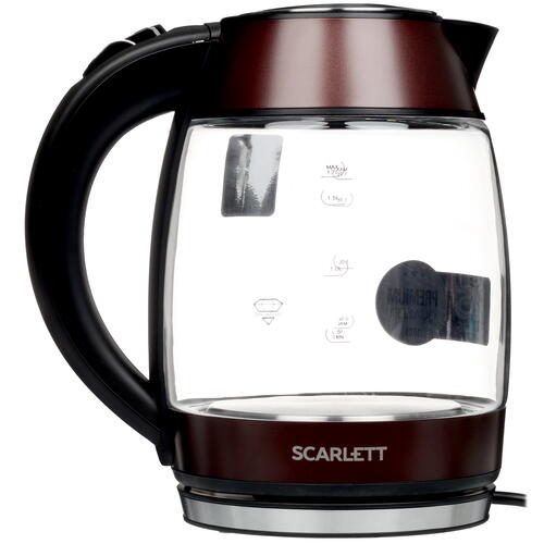 Купить Электрочайник Scarlett SC-EK27G100 коричневый  9941146. Характеристики, отзывы и цены в Донецке