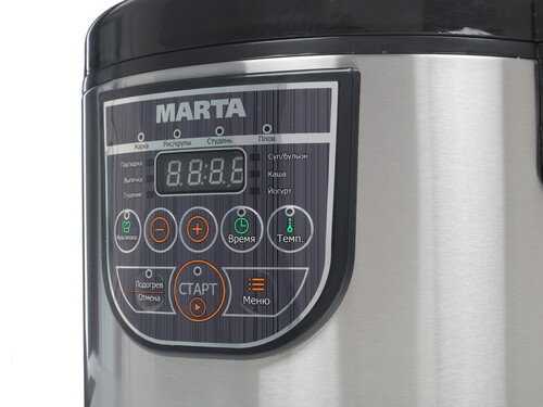 Купить Мультиварка MARTA MT-4322 серебристый  1204688. Характеристики, отзывы и цены в Донецке