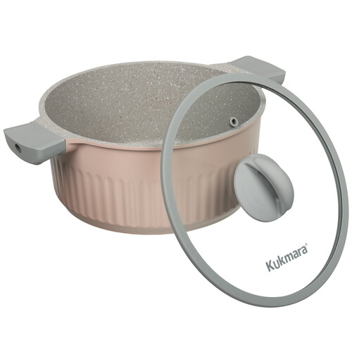 Купить Кастрюля Кастрюля Kukmara Stella кск42а 4.2 л 21 см розовый  5464002. Характеристики, отзывы и цены в Донецке