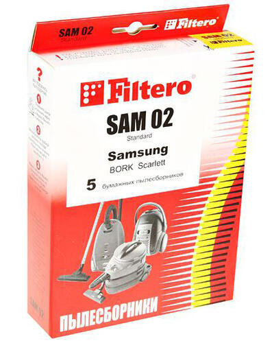 Купить Мешок-пылесборник Filtero SAM 02 Standard бежевый  6678377. Характеристики, отзывы и цены в Донецке