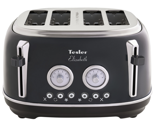 Купить Тостер TESLER TT-445 черный  9913741. Характеристики, отзывы и цены в Донецке