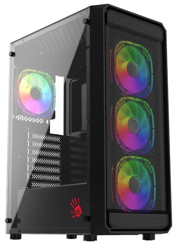 Купить Корпус A4Tech Bloody BD-CC114F [BD-CC114F-BK] черный  9292791. Характеристики, отзывы и цены в Донецке