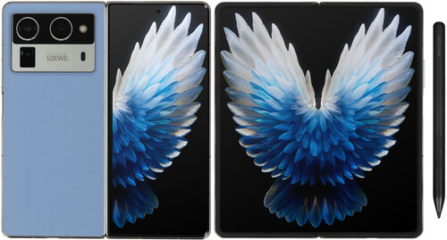 Купить 7.85" Смартфон Tecno PHANTOM V Fold 2 512 ГБ голубой  5478692. Характеристики, отзывы и цены в Донецке