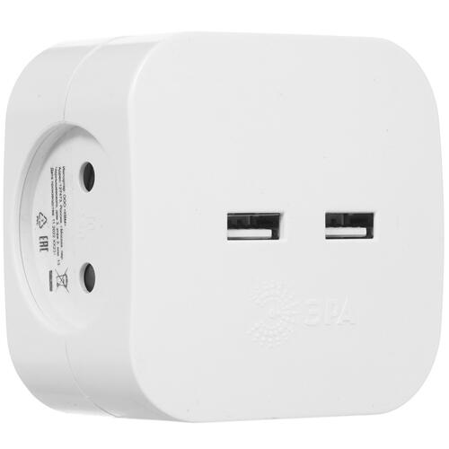 Купить Разветвитель ЭРА SP-4-USB-W белый  5400644. Характеристики, отзывы и цены в Донецке