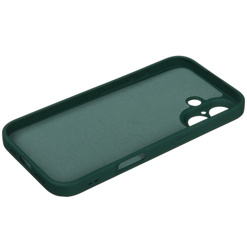 Купить Накладка  BoraSCO Microfiber Case для Apple iPhone 16 зеленый  5601832. Характеристики, отзывы и цены в Донецке