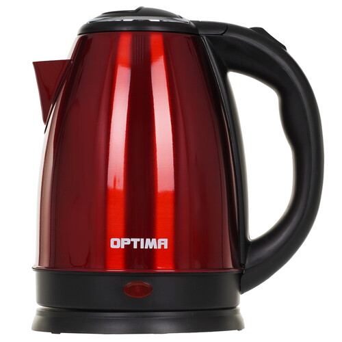 Купить Электрочайник OPTIMA EK-1808SS красный  9269568. Характеристики, отзывы и цены в Донецке