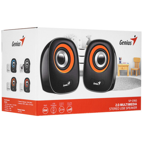 Купить Колонки Genius SP-Q160 серый  9140314. Характеристики, отзывы и цены в Донецке