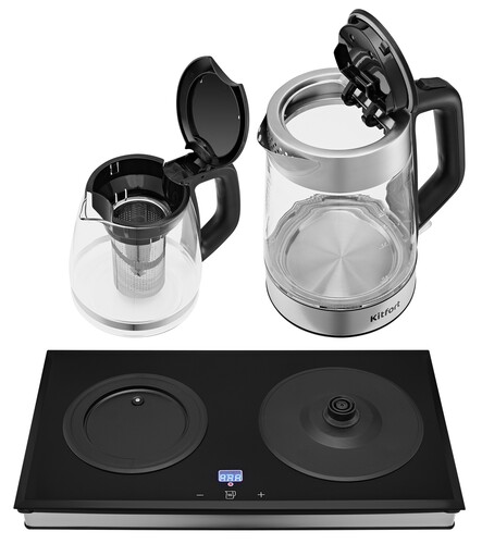 Купить Чайный набор Kitfort КТ-6776 серый  9290314. Характеристики, отзывы и цены в Донецке