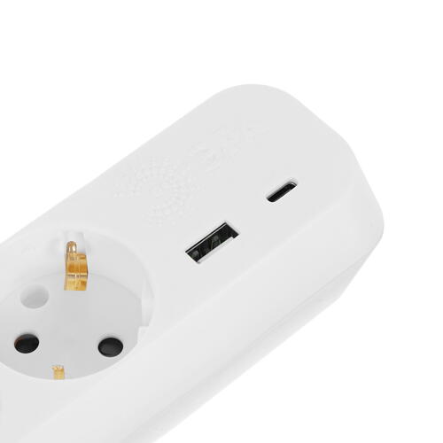 Купить Удлинитель ЭРА UB-3es-3m-USB белый  5400649. Характеристики, отзывы и цены в Донецке