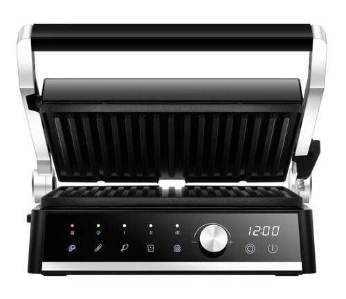 Купить Гриль Kitfort КТ-4601 серебристый  9238741. Характеристики, отзывы и цены в Донецке