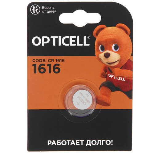 Купить Батарейка Opticell Specialty плоская / CR1616  5487336. Характеристики, отзывы и цены в Донецке