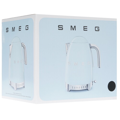 Купить Электрочайник Smeg KLF04BLEU черный  8115927. Характеристики, отзывы и цены в Донецке
