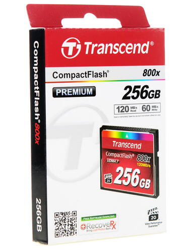 Купить Карта памяти Transcend Premium CF (Compact Flash) 256 ГБ [TS256GCF800]  0177874. Характеристики, отзывы и цены в Донецке