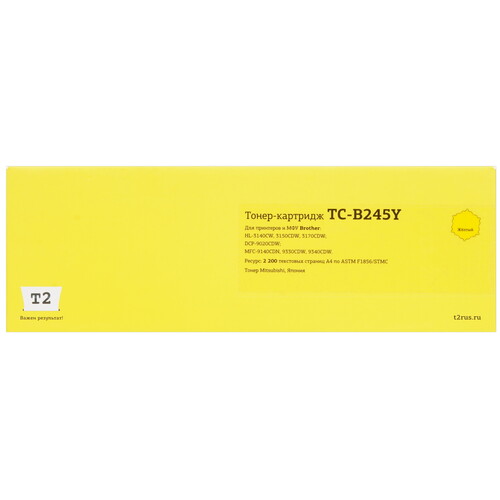Купить Картридж лазерный Т2 TC-B245Y (TN-245Y) желтый  8190045. Характеристики, отзывы и цены в Донецке