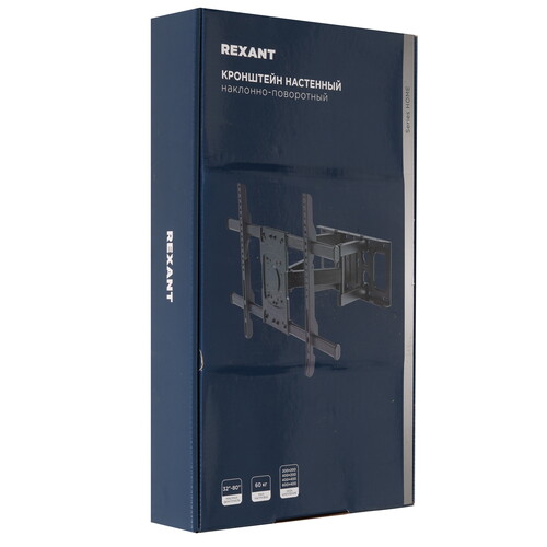 Купить Кронштейн для ТВ Rexant 38-0350 черный  9313545. Характеристики, отзывы и цены в Донецке