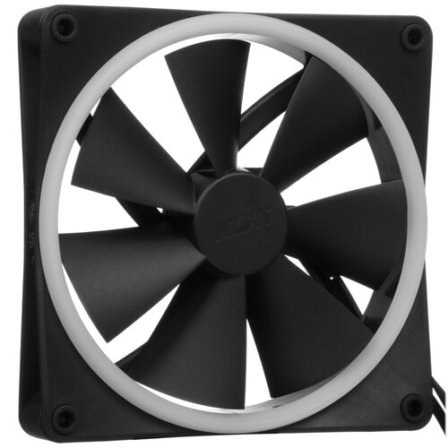 Купить Комплект вентиляторов NZXT F140 RGB DUO Double pack [RF-D14DF-B1] черный  5610399. Характеристики, отзывы и цены в Донецке
