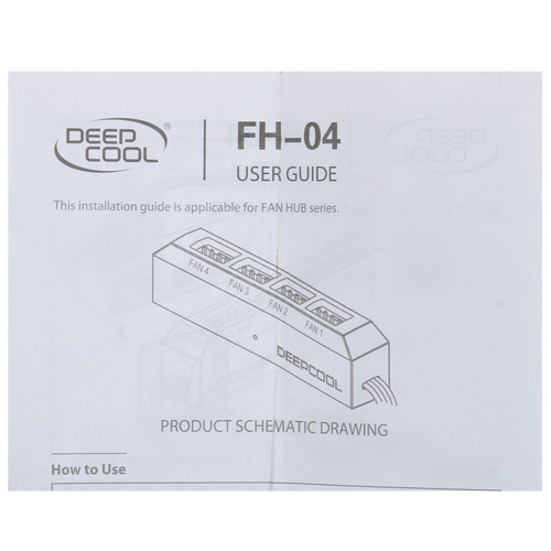Купить Разветвитель питания DEEPCOOL FH-04  1332409. Характеристики, отзывы и цены в Донецке