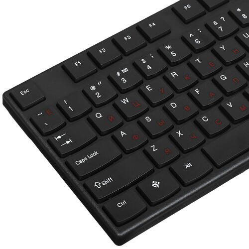 Купить Клавиатура+мышь беспроводная   DEXP KM-1209BU черный  5030450. Характеристики, отзывы и цены в Донецке