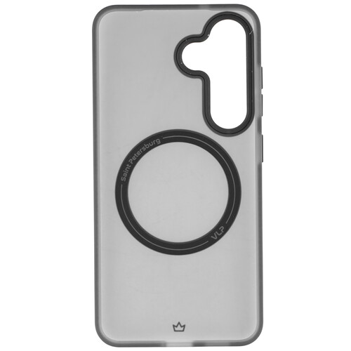 Купить Накладка  VLP Moon Case для Samsung Galaxy S25 черный/прозрачный  5613341. Характеристики, отзывы и цены в Донецке
