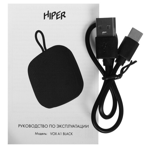 Купить Портативная колонка HIPER VOX A1, черный  5480904. Характеристики, отзывы и цены в Донецке