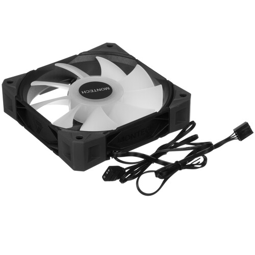 Купить Вентилятор Montech E28 ARGB  5633063. Характеристики, отзывы и цены в Донецке