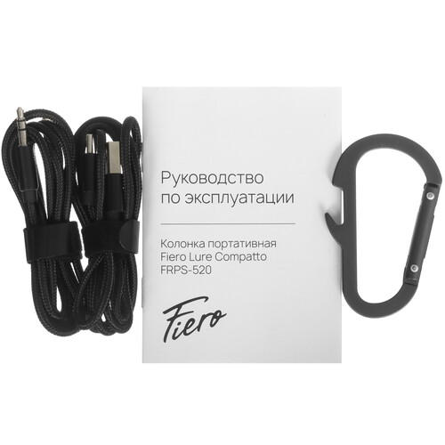 Купить Портативная колонка Fiero Lure Compatto FRPS-520, серый  9154099. Характеристики, отзывы и цены в Донецке